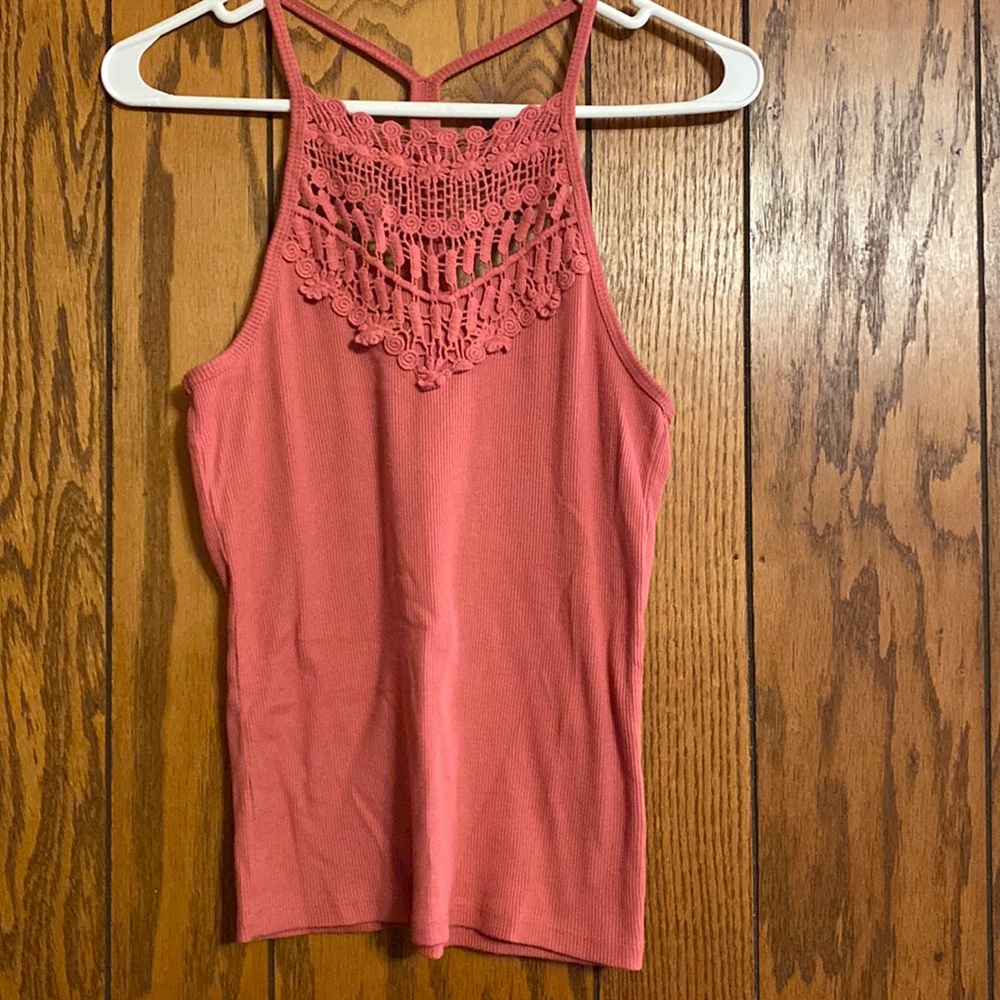Pink crop top